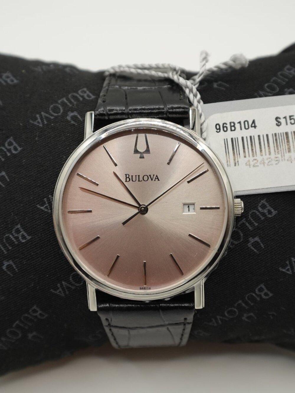 Bulova 96B104 Silver Mens Watch